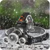 Svítilna čelovka Trio 3x Cree T6 s nabíječkou 2100 lm