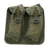 Pouzdro dvojité na zásobníky AK-47/ AK-63/ AKM levé zelené Maďarsko originál použité
