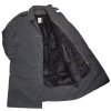 Trenčkot nepromokavý plášť s česanou vložkou černý Coat All Weather US originál