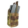 Pouzdro na 2 zásobníky M4 dělené otevřené Molle Defcon 5™ Vegetato Camo Itálie originál použité