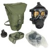 Plynová maska s filtrem a obalem M90 NBC Respirator Gas Mask Itálie originál použitá