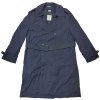 Trenčkot dvouřadý nepromokavý plášť s vložkou modrý Coat All Weather USAF originál