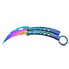 Nůž motýlek Karambit Butterfly Rainbow Kandar® N-161