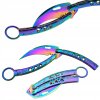 Nůž motýlek Karambit Butterfly Rainbow Kandar® N-161