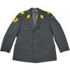 Sako vlněné s nášivkami šedé Švýcarsko (08)