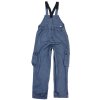 Kalhoty pracovní s laclem modré PLR Polsko