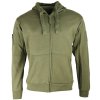 Taktická mikina Spec-Ops s kapucí na zip zelená Velcro Kombat®