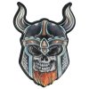 Nášivka lebka Viking 3D Skull 101. INC