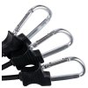 Stahovací šňůra s karabinou 60 cm 2 ks Fosco™ černá