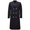 Kabát dvouřadý vlněný Karabiniéři černý Itálie