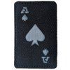 Nášivka Eso Laser Cut Patch ACE Velcro černá