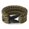 Náramek paracord dvojitý 23cm oliv