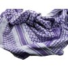 Šátek bavlněný palestina fialová/bílá (shemagh, arafat) MMB®