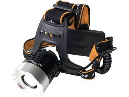 Nabíjacia čelovka LED CREE T6 silver (1)