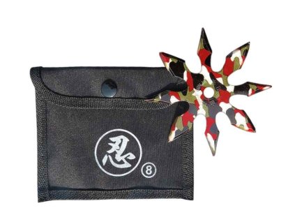 Vrhacia hviezdica Shuriken ARMY X 8