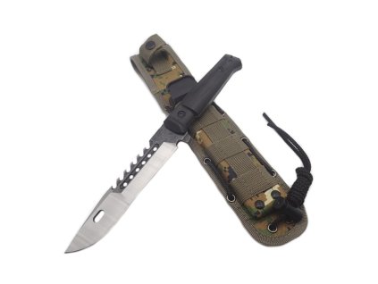 Taktický nôž Rambo Survivor Black7