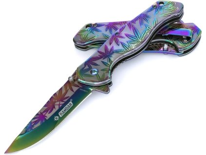 Kandar vreckový nôž Marihuana Rainbow I.1