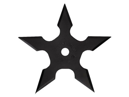 Hviezdica na hádzanie Shuriken Ninja Black 5x