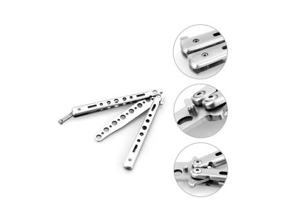 Benchmade tréningový motýlik ULTRA Silver X10 (2)