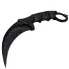 Karambit CS GO black and white (1)