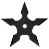 Hviezdica na hádzanie Shuriken Ninja Black 5x