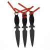 Vrhacie nože sada mini Kunai Black 3ks6