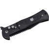 TIGER Automatický nôž – ultralight black switchblade4
