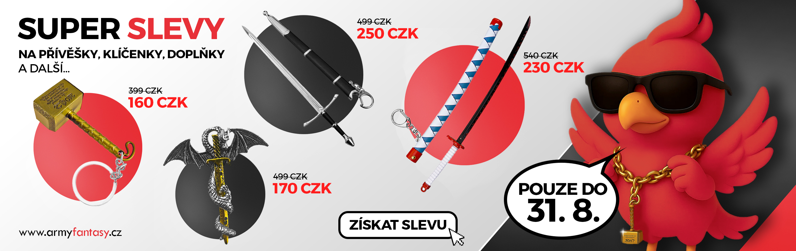 Přívěšky - Srpen 2025 - PC