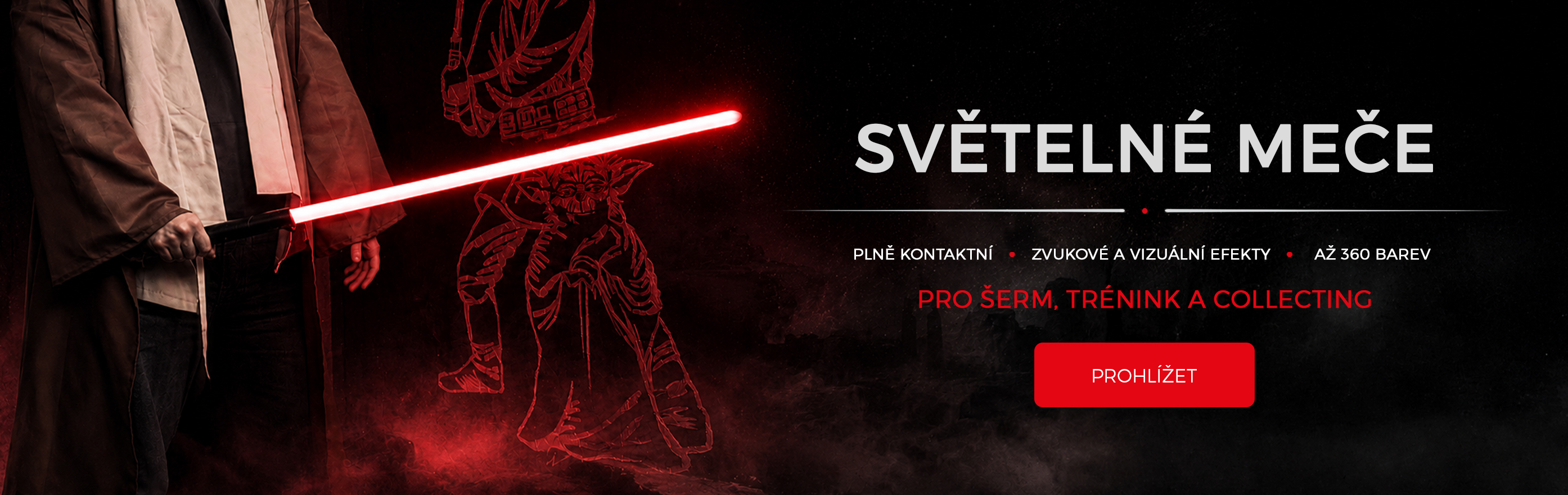 Světelné meče nyní ve slevě až 50%