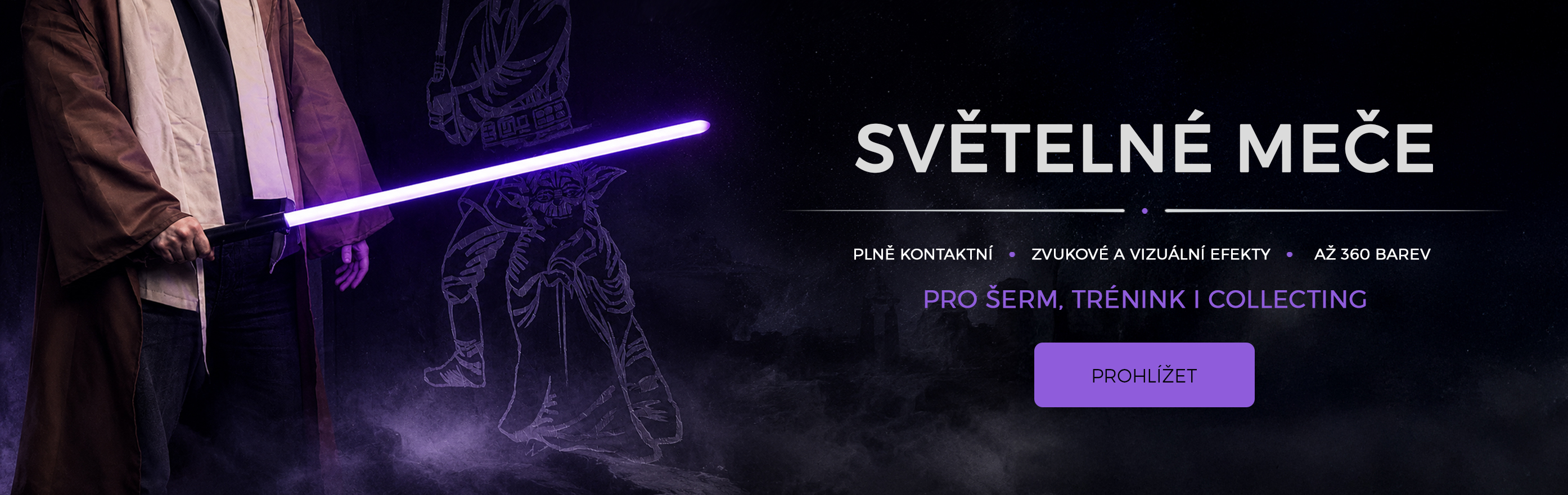 Světelné meče nyní ve slevě až 50%