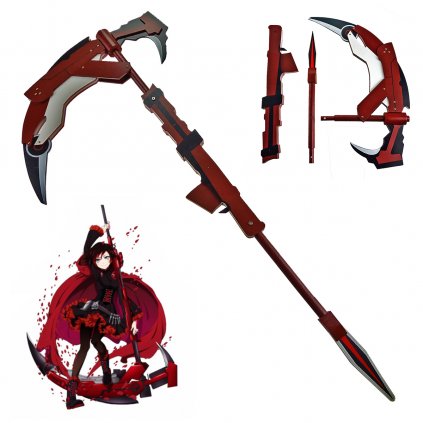 Dřevěná anime kosa "CRESCENT ROSE" RWBY