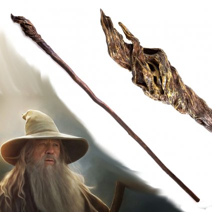 Gandalfova hůl "GANDALF THE GREY" Pán Prstenů