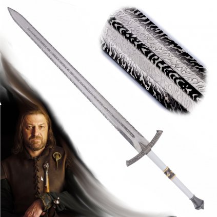 Jeden a půl ruční meč "Eddard Stark" Game of Thrones-replika