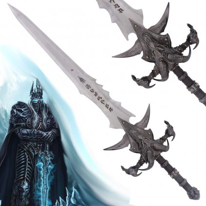Meč krále lichů "FROSTMOURNE" - ocelová detailní replika