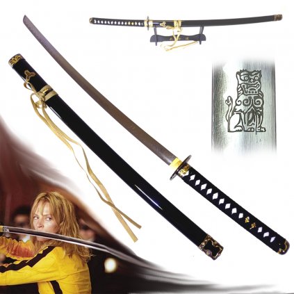 Replika nevěstiny katany "SWORD OF HATTORI HANZO" Kill Bill