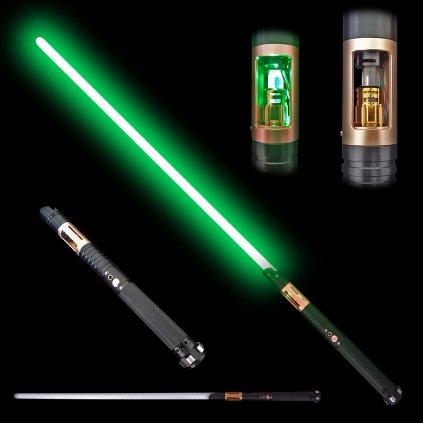 Světelný meč "JEDI SENTINEL" Plně kontaktní s unikátním krystalem! Multi-color!