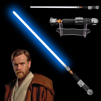 Světelný meč "OBI-WAN KENOBI" Plně kontaktní! Multi-color!!!