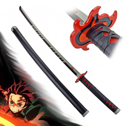 Nichirin Katana "TANJIRO KAMADO - FLAME SWORD"  Demon Slayer