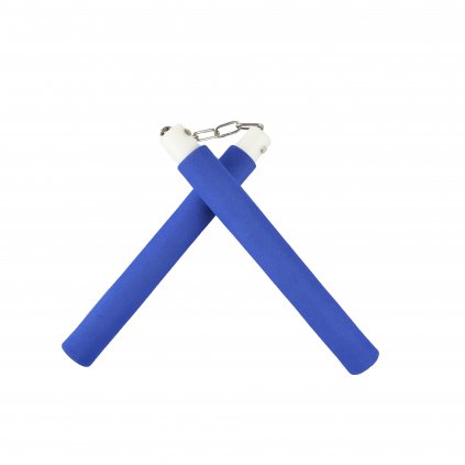 Tréninkové nunchaku "BLUE" s řetězem