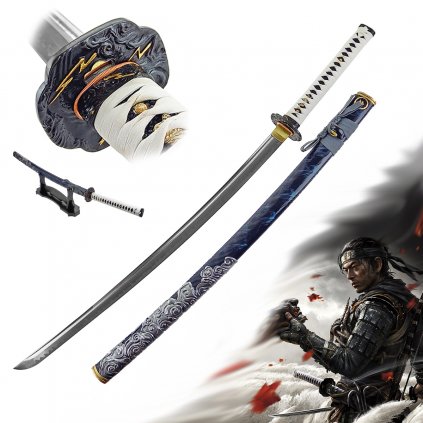 Luxusní katana "THE STORM OF CLAN SAKAI" Ghost of Tsushima