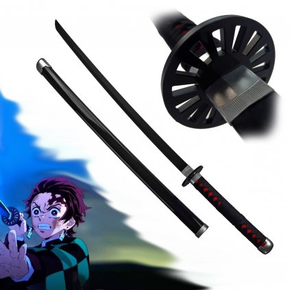 MINI KATANA TANJIRO KAMADO DEMON SLAYER (ZS650-MINI)