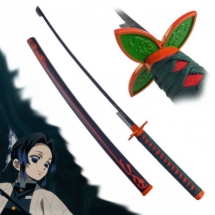 Ninchirin Katana "SHINOBU KOCHO ORIGINAL"  se zádovým přehozem - Demon Slayer