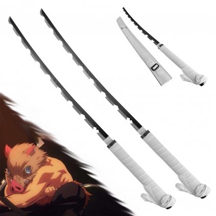 Nichirin Katana "INOSUKE HASHIBARA"  Demon Slayer - pár (2 kusy)