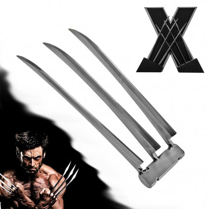 Wolverinovy drápy "CLAWS OF ADAMANTIUM" X-Men (pár)