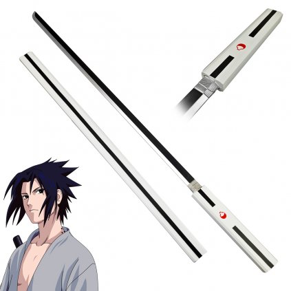 Měkčená meč Uchiha Sasukeho "KUSANAGI-WHITE" - Naruto