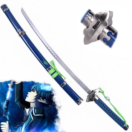Ocelová katana Rin Okumura "KURIKARA" - Blue Exorcist