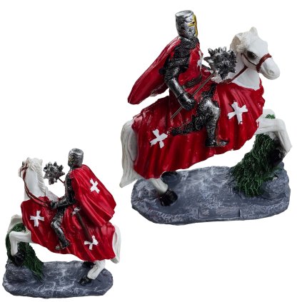 Templářská soška "CRIMSON CRUSADER"