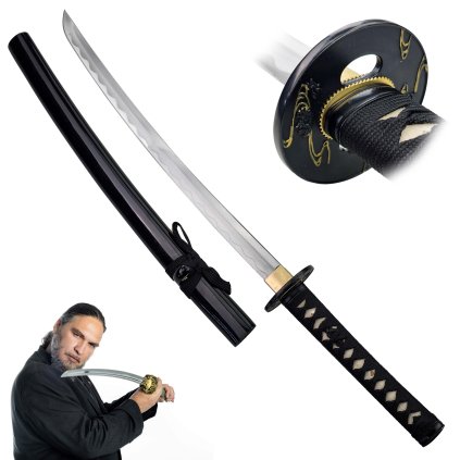 Ocelové wakizashi "FIGHT ROSE" na kontaktní šerm!