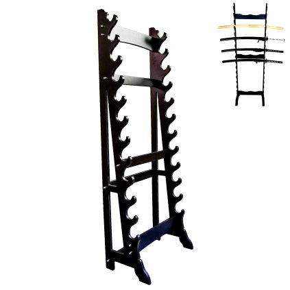 Masivní Stojan na meče "KATANA STAND" až pro 12 mečů!