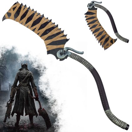 Skládací ocelová zbraň "SAW CLEAVER" - Bloodborne